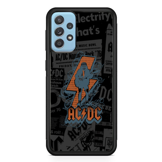 ACDC Silhouette of Angus Young Samsung Galaxy A72 Case