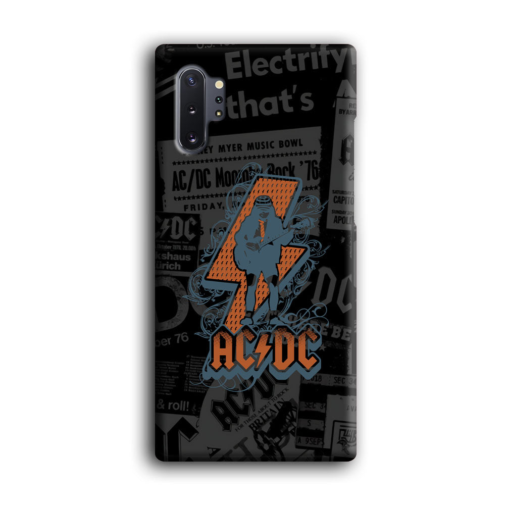 ACDC Silhouette of Angus Young Samsung Galaxy Note 10 Plus Case