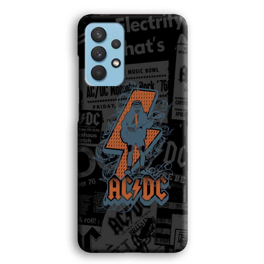 ACDC Silhouette of Angus Young Samsung Galaxy A32 Case