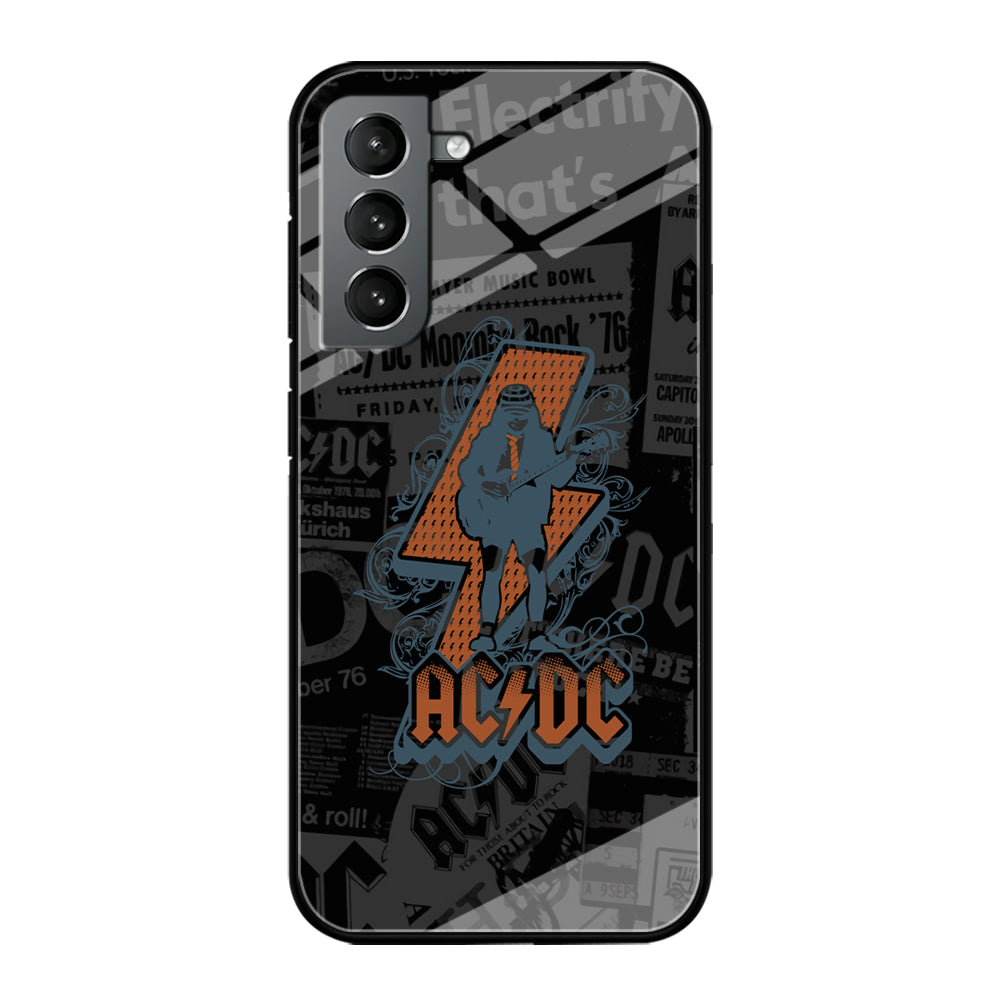 ACDC Silhouette of Angus Young Samsung Galaxy S21 Case