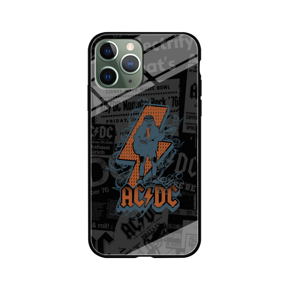 ACDC Silhouette of Angus Young iPhone 11 Pro Max Case