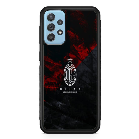 AC Milan Shadow Over The Silhouette Samsung Galaxy A72 Case