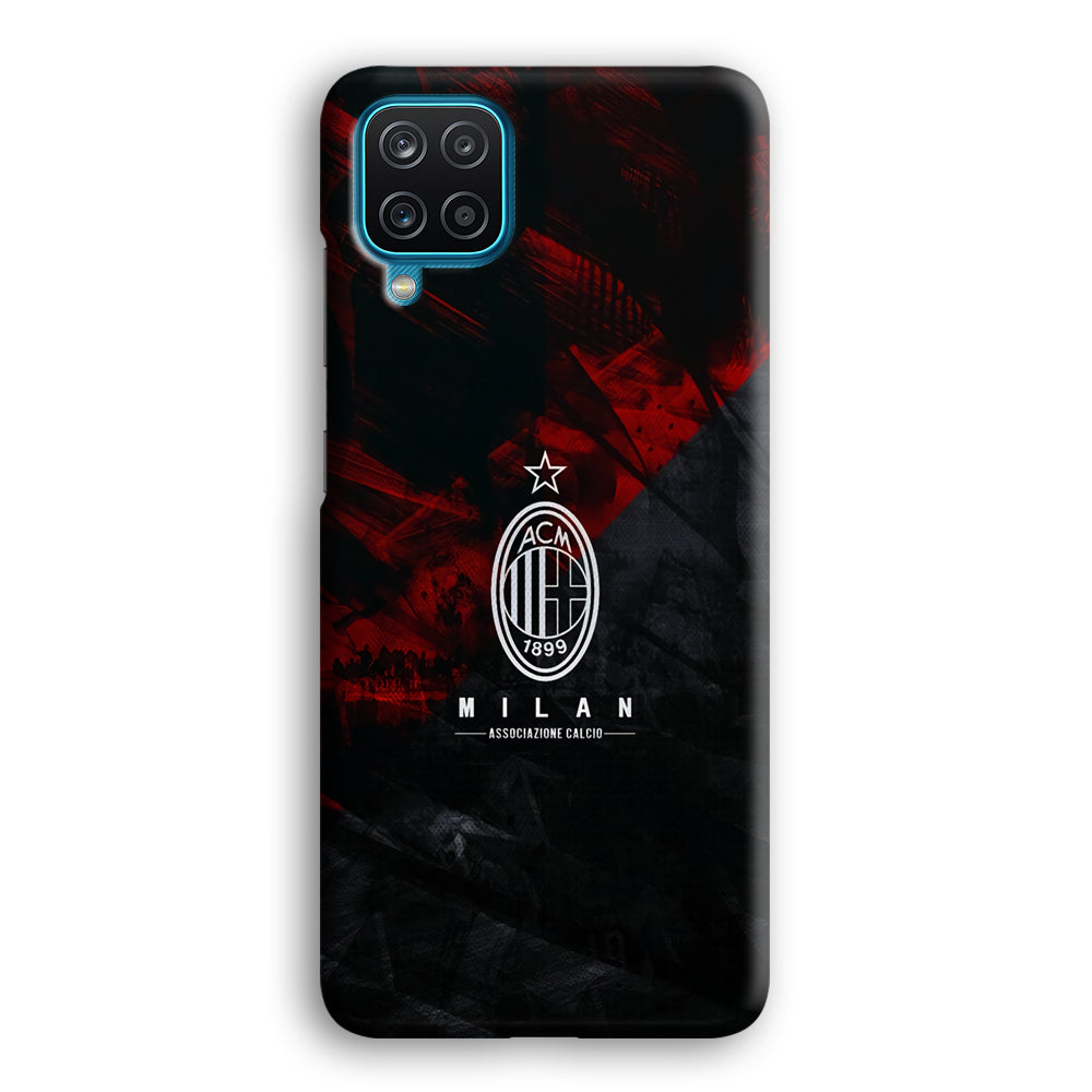 AC Milan Shadow Over The Silhouette Samsung Galaxy A12 Case