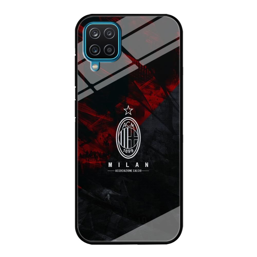 AC Milan Shadow Over The Silhouette Samsung Galaxy A12 Case