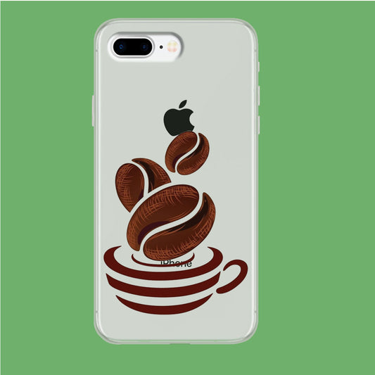 A Cup of Coffee Bean iPhone 8 Plus Clear Case