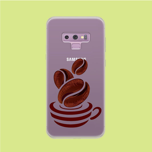 A Cup of Coffee Bean Samsung Galaxy Note 9 Clear Case