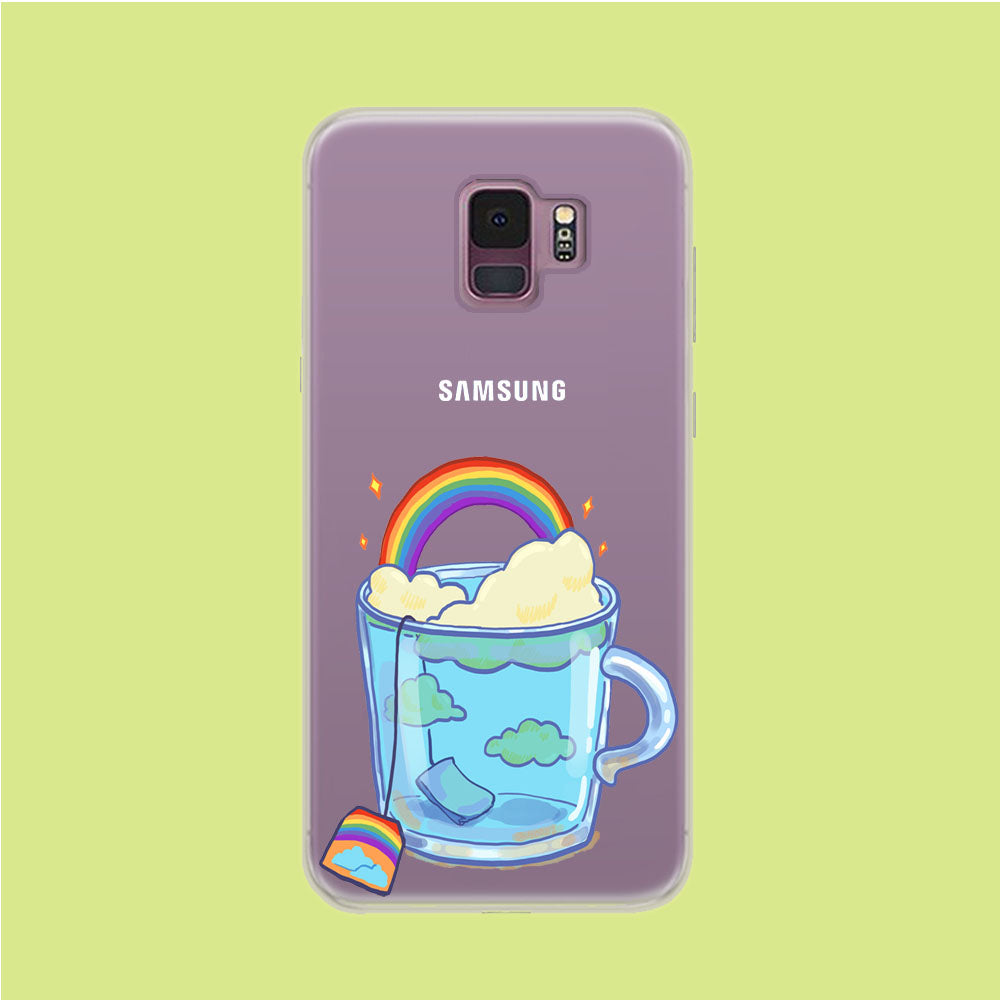A Cup of Happiness Samsung Galaxy S9 Clear Case