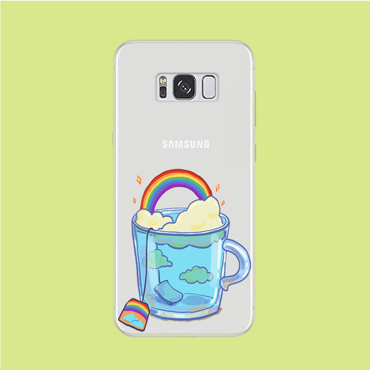 A Cup of Happiness Samsung Galaxy S8 Clear Case