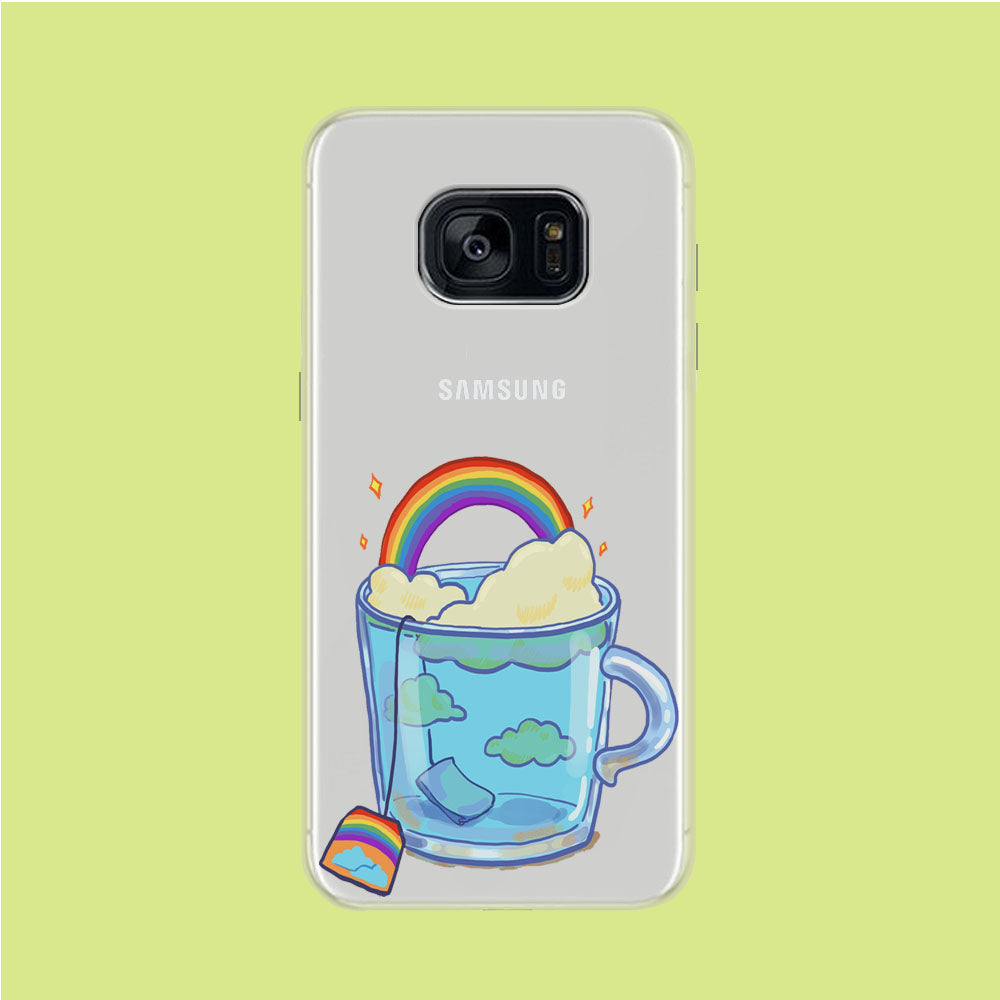 A Cup of Happiness Samsung Galaxy S7 Clear Case