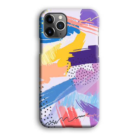 Abstract Brush Handwriter Path iPhone 12 Pro Max 3D Case