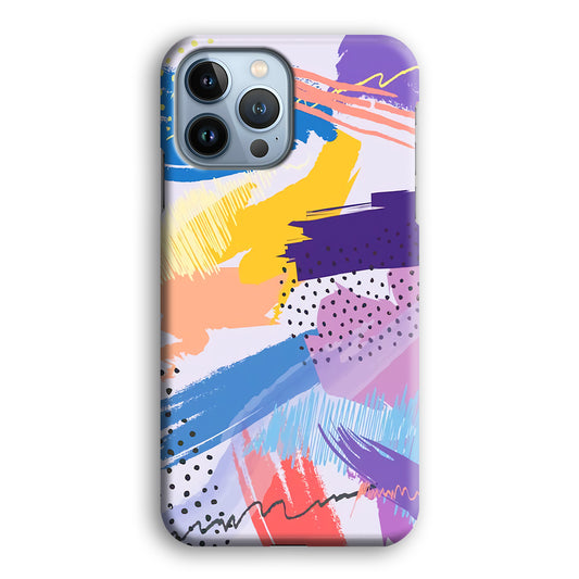 Abstract Brush Handwriter Path iPhone 13 Pro Max 3D Case
