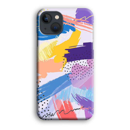 Abstract Brush Handwriter Path iPhone 13 3D Case
