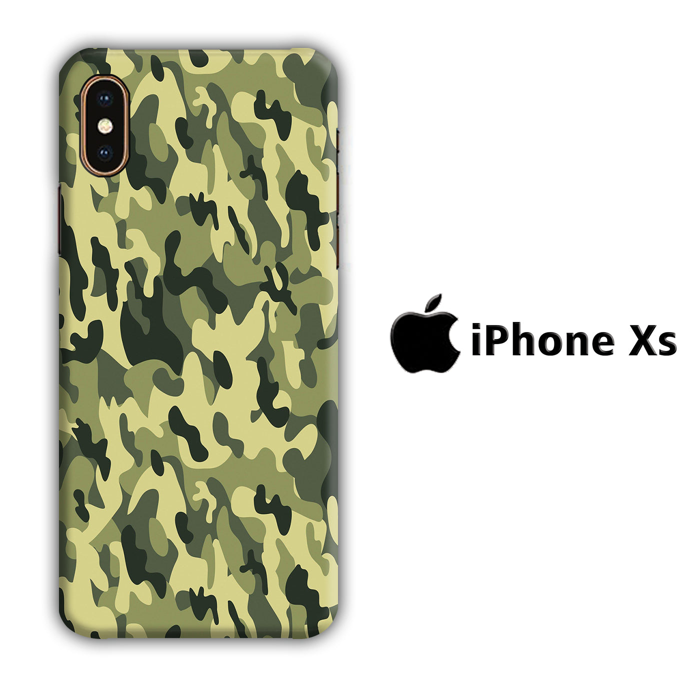Abstract Army Camo iPhone Xs 3D Case - cleverny - 3D Case
