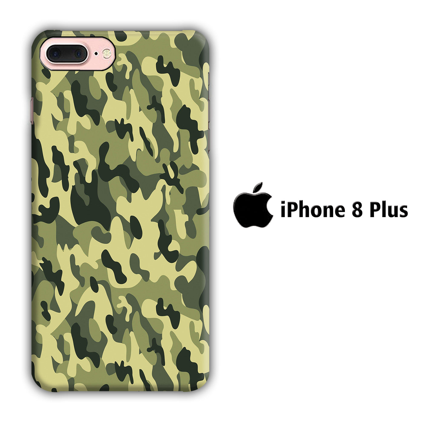 Abstract Army Camo iPhone 8 Plus 3D Case - cleverny - 3D Case