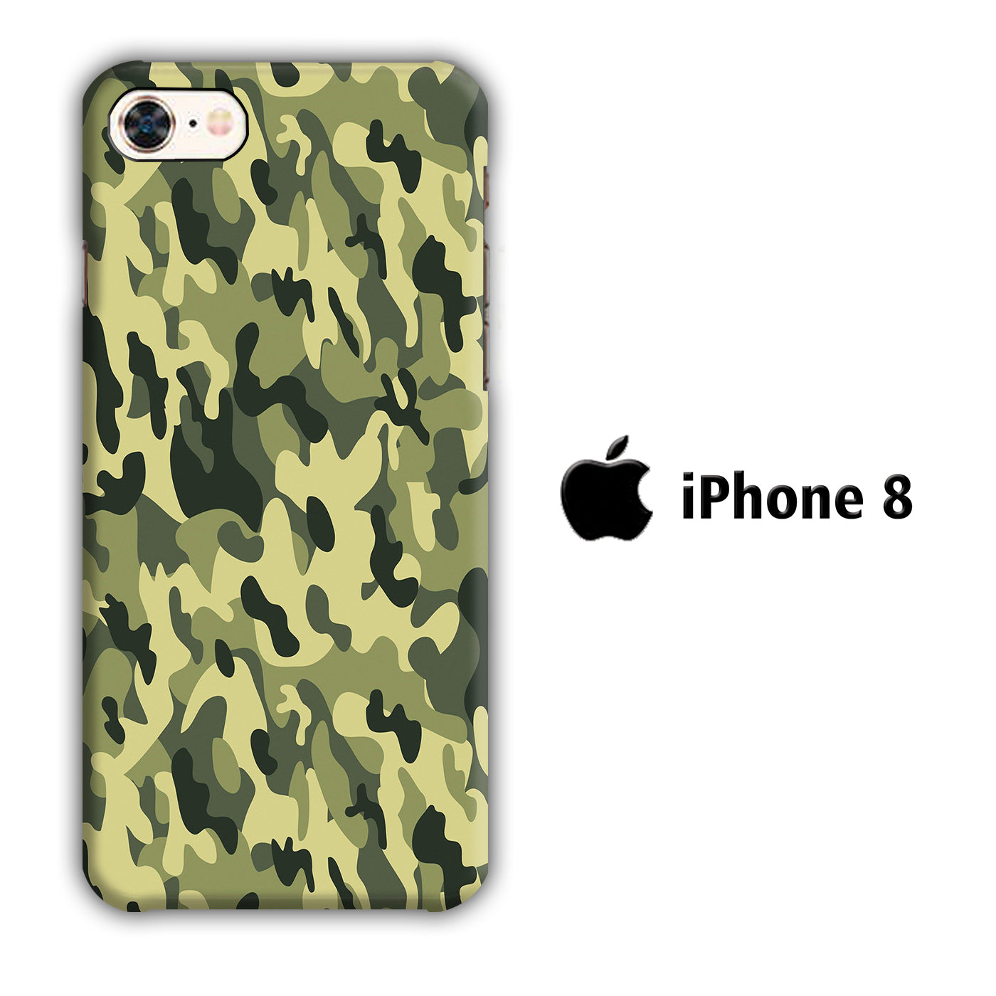 Abstract Army Camo iPhone 8 3D Case - cleverny - 3D Case