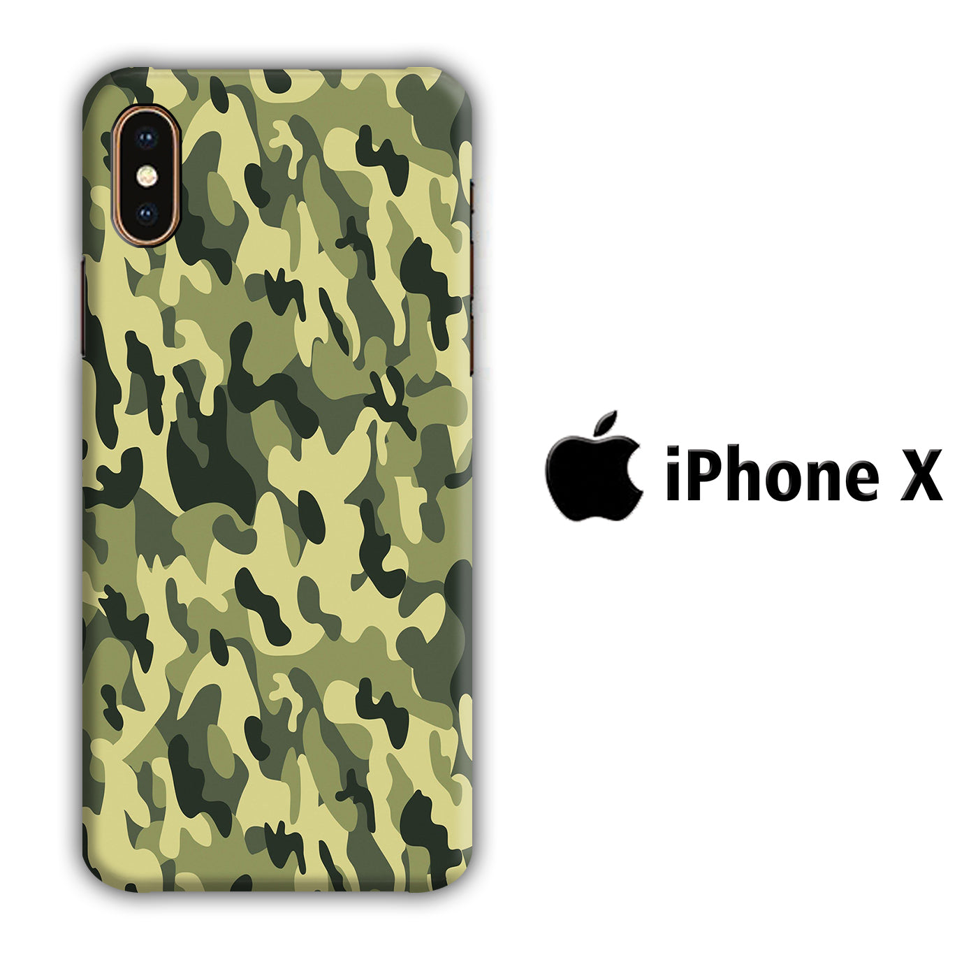 Abstract Army Camo iPhone X 3D Case - cleverny - 3D Case