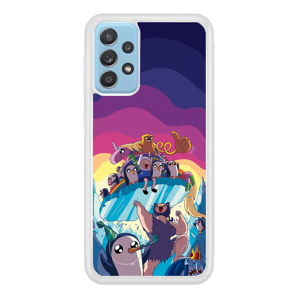 Adventure Time Kick The King Ice Samsung Galaxy A72 Case