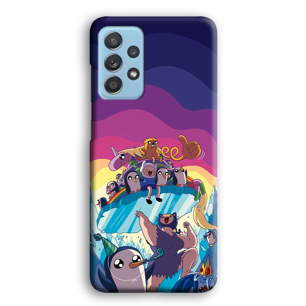 Adventure Time Kick The King Ice Samsung Galaxy A72 Case