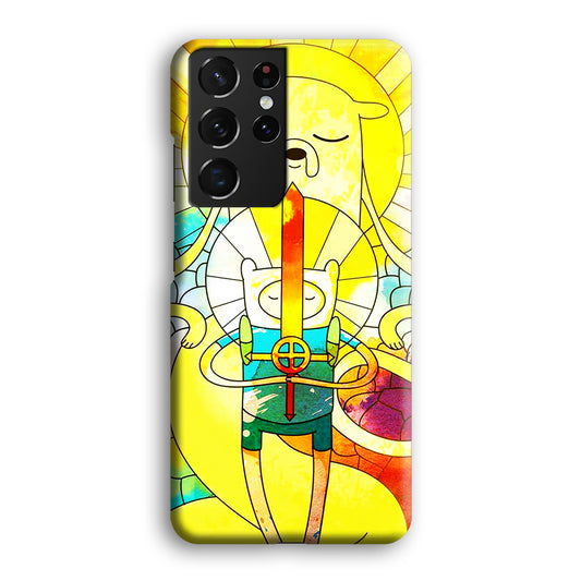 Adventure Time Strength and Serenity Samsung Galaxy S21 Ultra 3D Case
