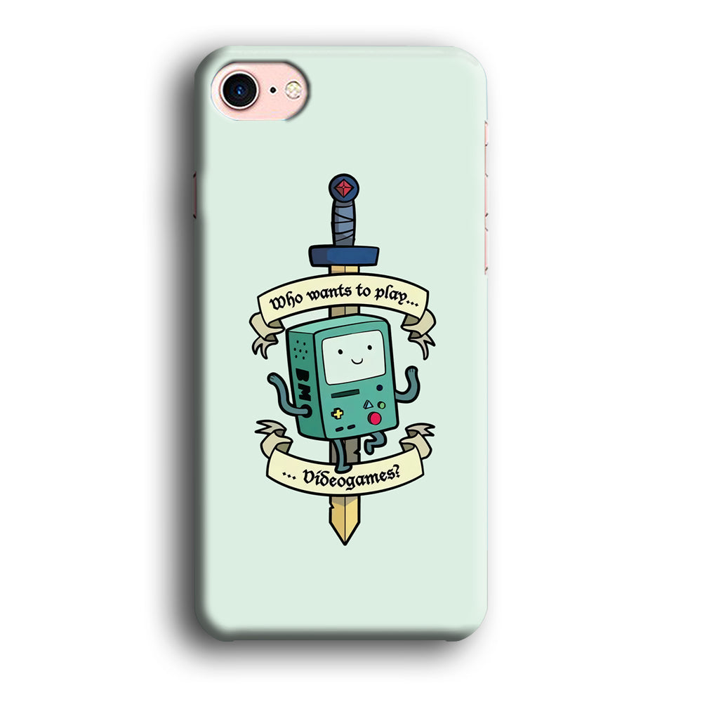 Adventure Time Play with Beemo iPhone 8 3D Case