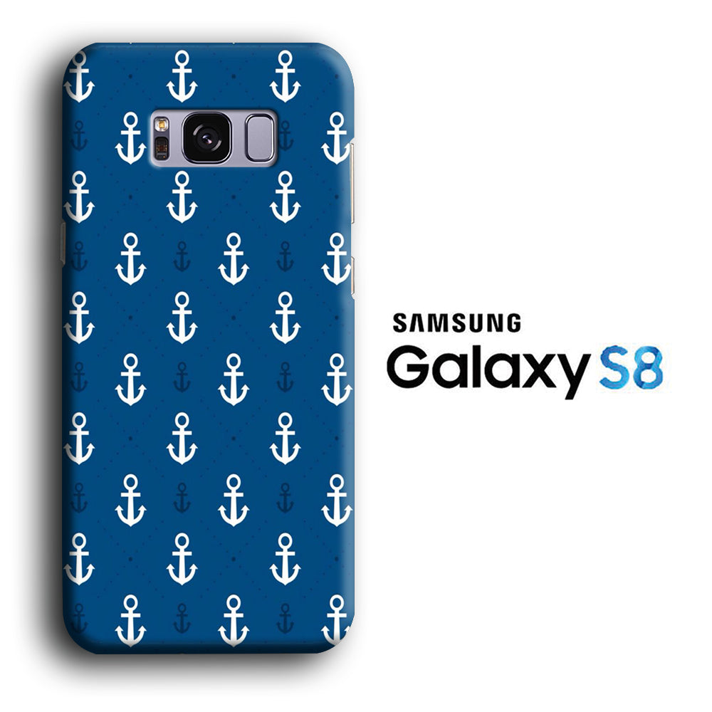 Anchor Square Patern 001 Samsung Galaxy S8 3D Case