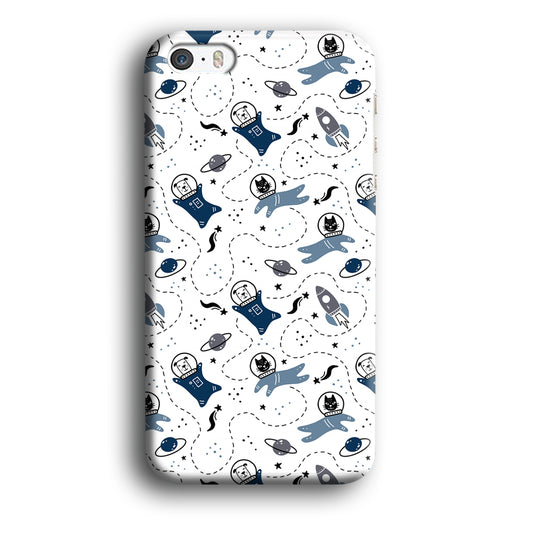 Animal Astronauts Dog and Cat in Space iPhone 5 | 5s 3D Case