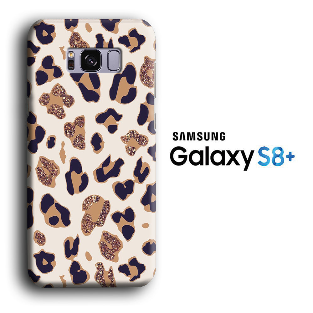 Animal Prints Jaguar Brown Glitter Samsung Galaxy S8 Plus 3D Case