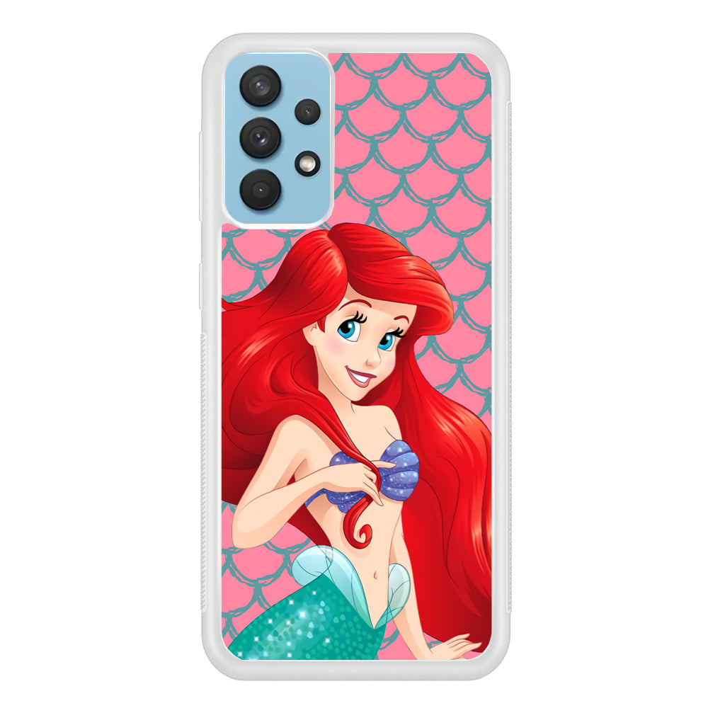 Ariel The Beauty Princess of Mermaid Samsung Galaxy A32 Case