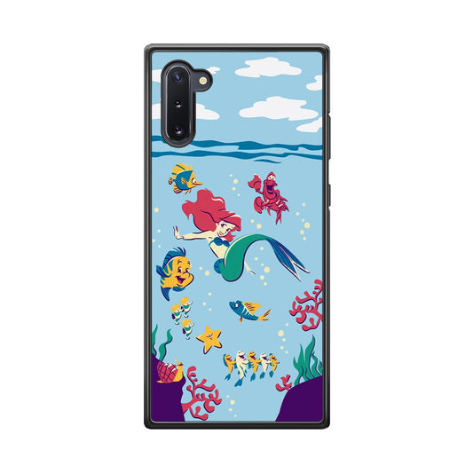 Ariel The Princess Orchestra of Sea Samsung Galaxy Note 10 Case