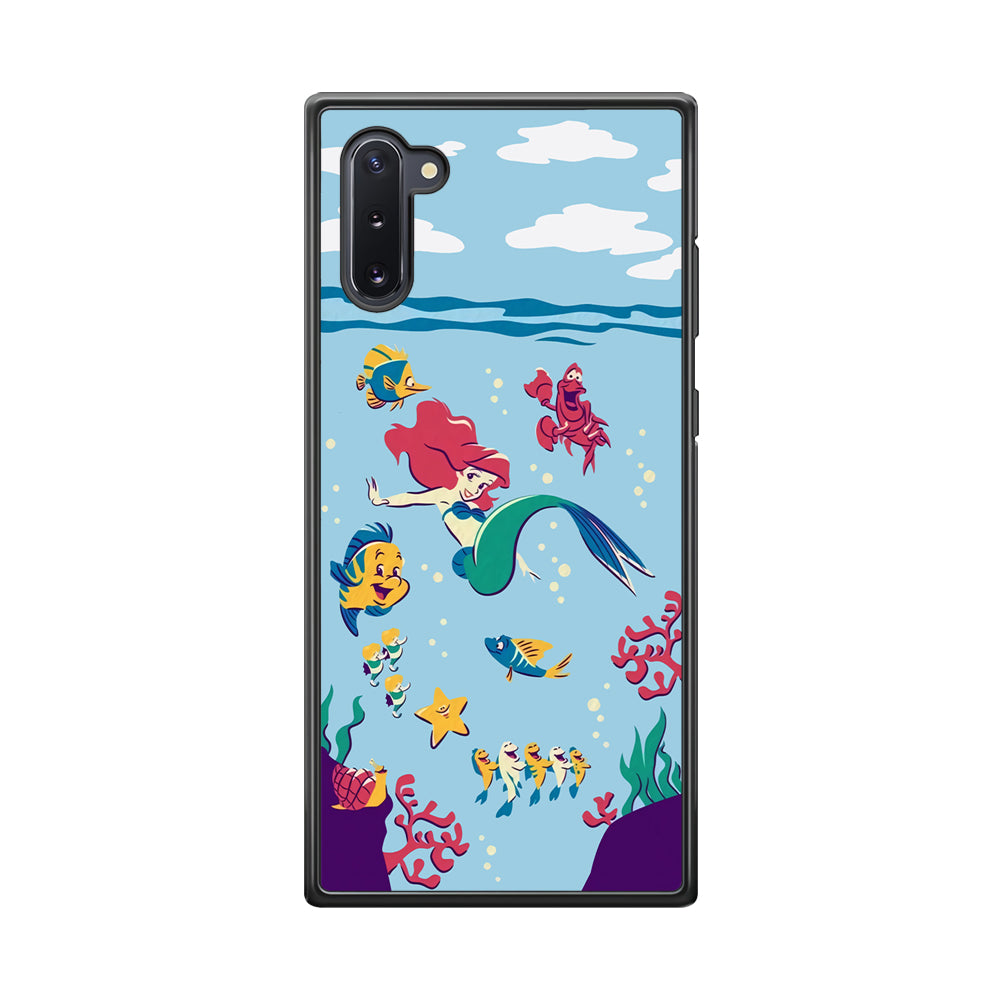 Ariel The Princess Orchestra of Sea Samsung Galaxy Note 10 Case
