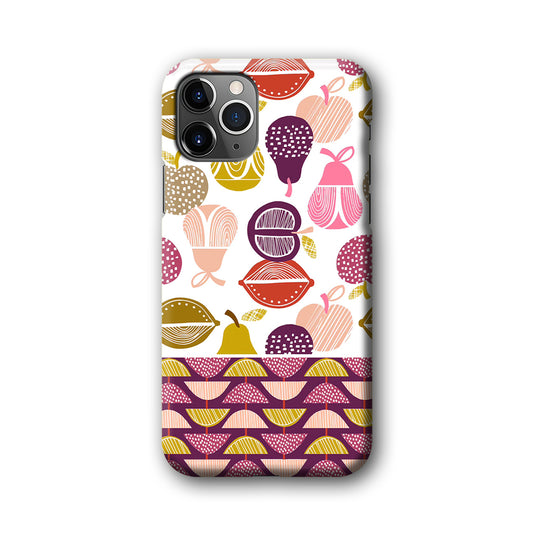 Art Fruits Draw Cover iPhone 11 Pro Max 3D Case