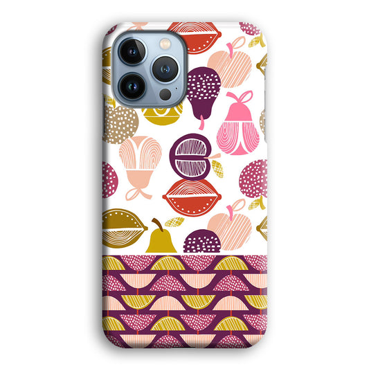 Art Fruits Draw Cover iPhone 13 Pro Max 3D Case