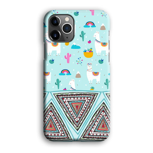 Art Ilama Birthday with Triangle of Culture iPhone 12 Pro 3D Case