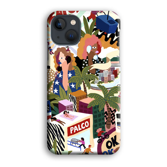 Art of Summer Vacation iPhone 13 3D Case