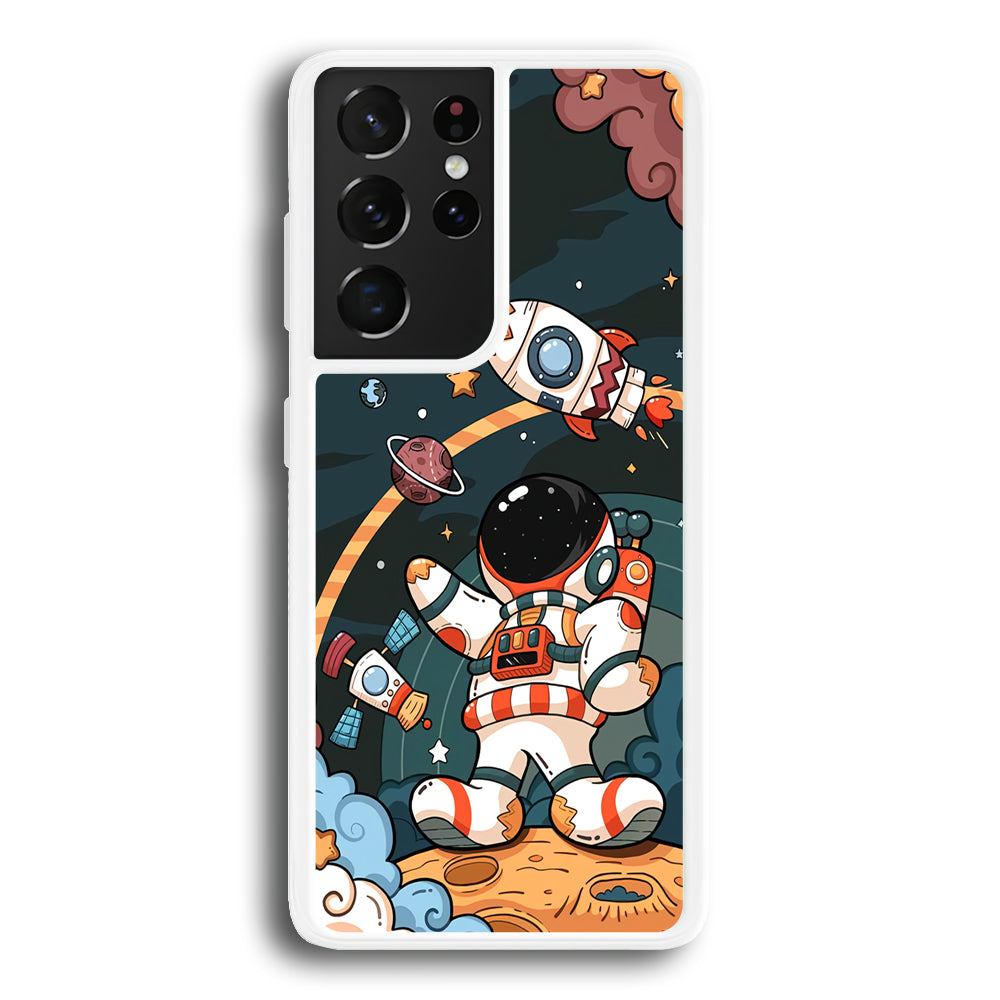 Astronaut Chilhood Dream Samsung Galaxy S21 Ultra Case
