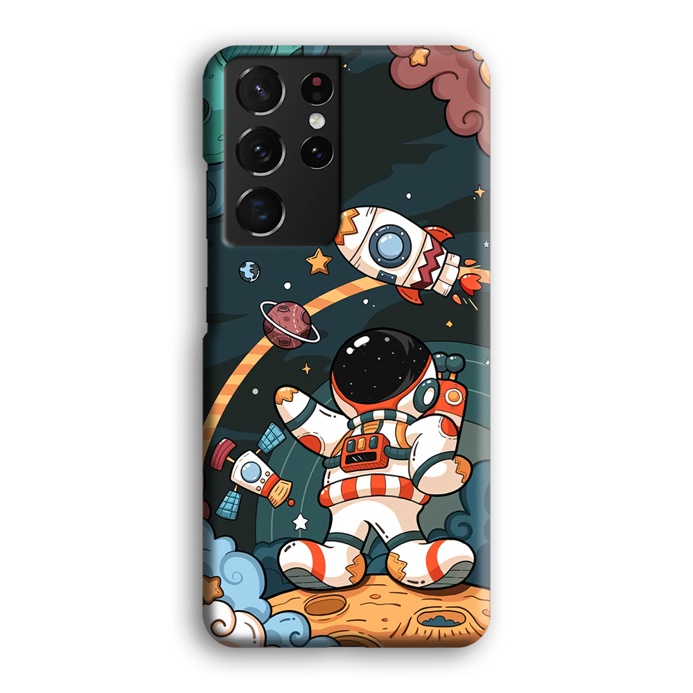 Astronaut Chilhood Dream Samsung Galaxy S21 Ultra Case