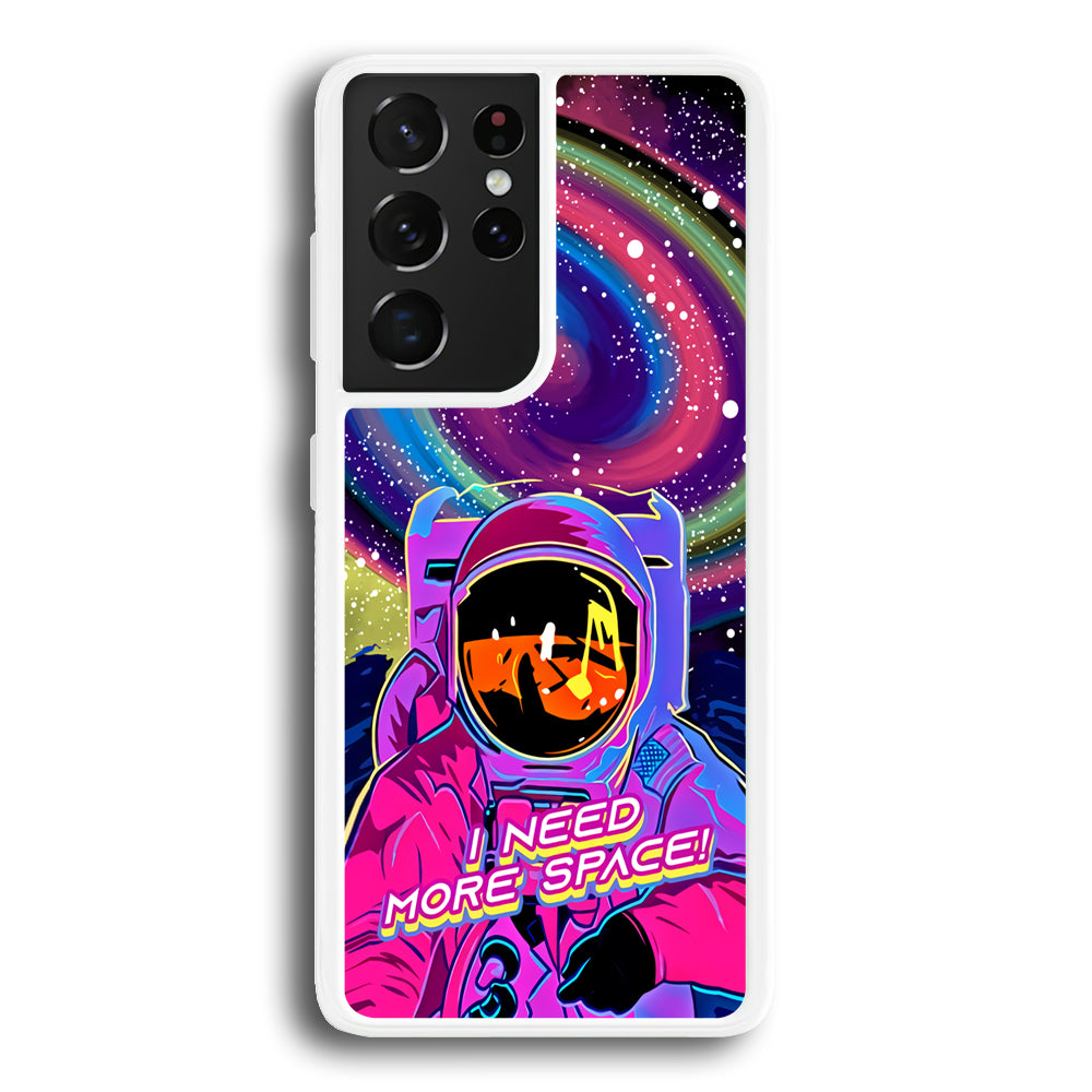 Astronaut Colorful Space Samsung Galaxy S21 Ultra Case