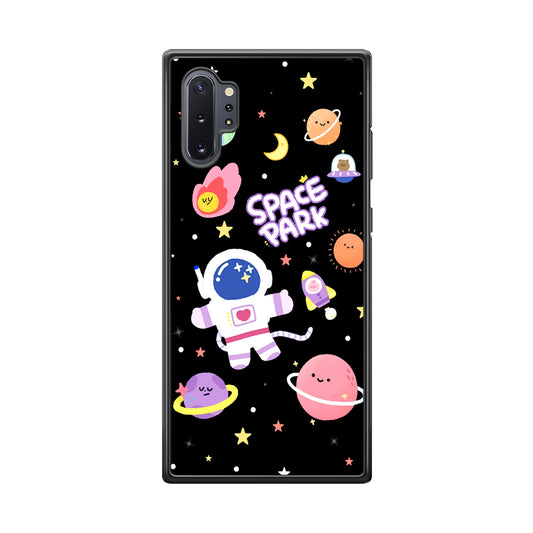 Astronaut Cute on Space Park Samsung Galaxy Note 10 Plus Case