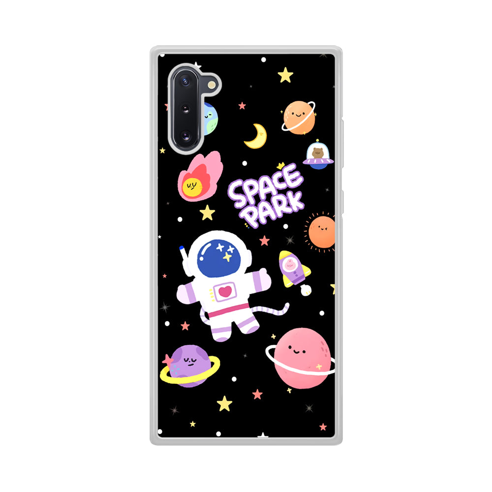 Astronaut Cute on Space Park Samsung Galaxy Note 10 Case