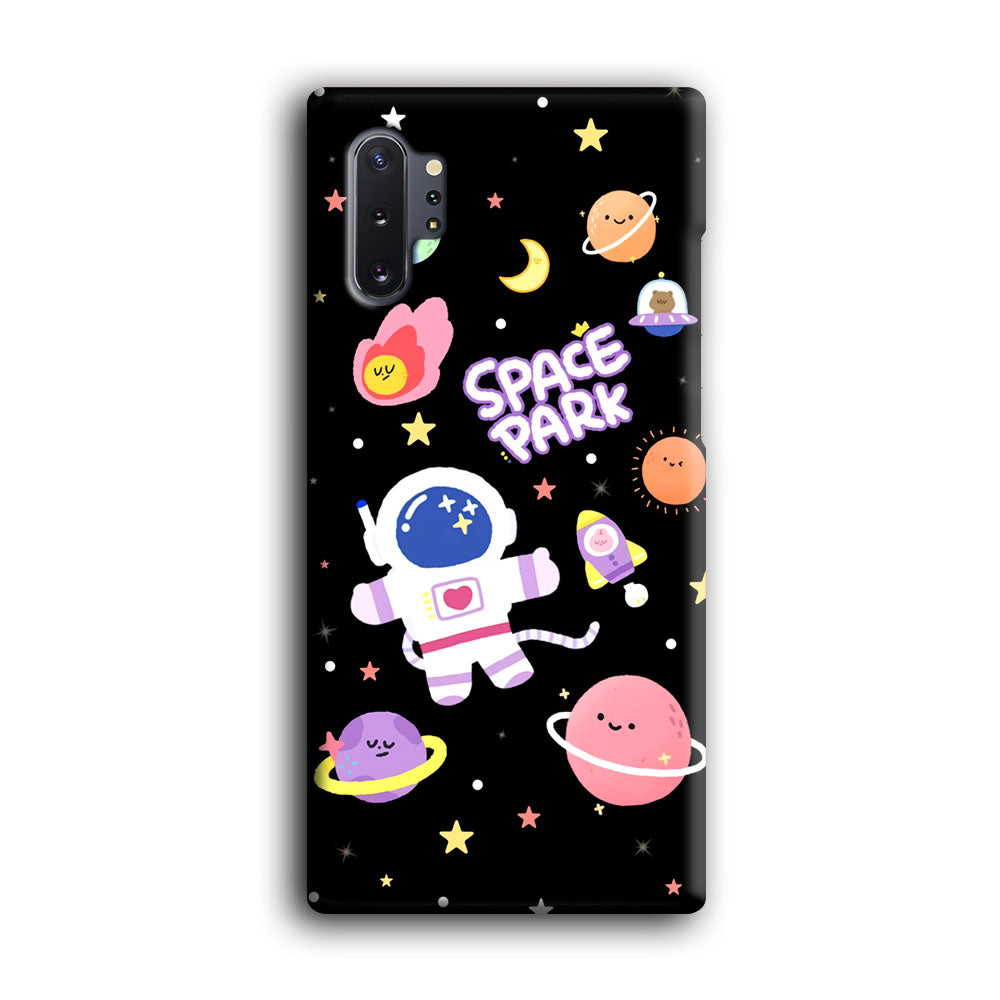 Astronaut Cute on Space Park Samsung Galaxy Note 10 Plus Case
