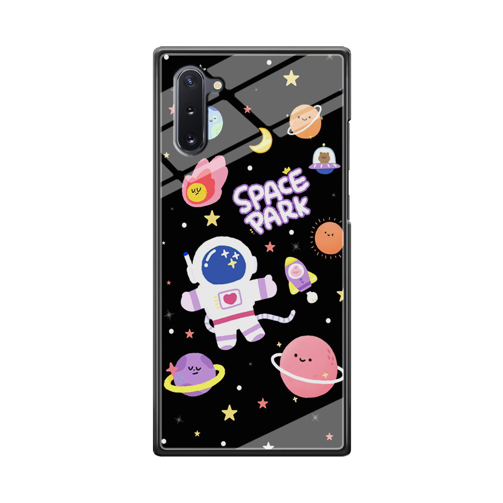 Astronaut Cute on Space Park Samsung Galaxy Note 10 Case