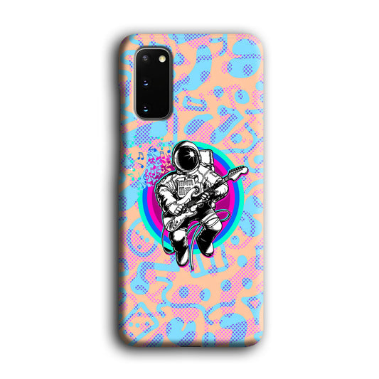 Astronaut Passion in Guitar Samsung Galaxy S20 3D Case