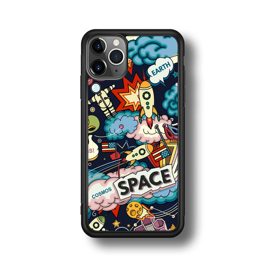 Astronaut Transformation at Space iPhone 11 Pro Max Case