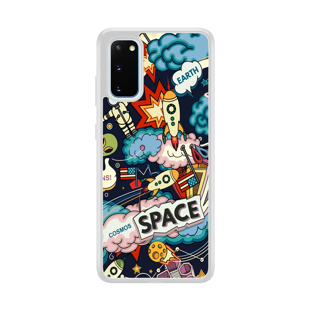 Astronaut Transformation at Space Samsung Galaxy S20 Case