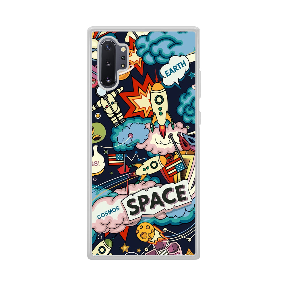Astronaut Transformation at Space Samsung Galaxy Note 10 Plus Case