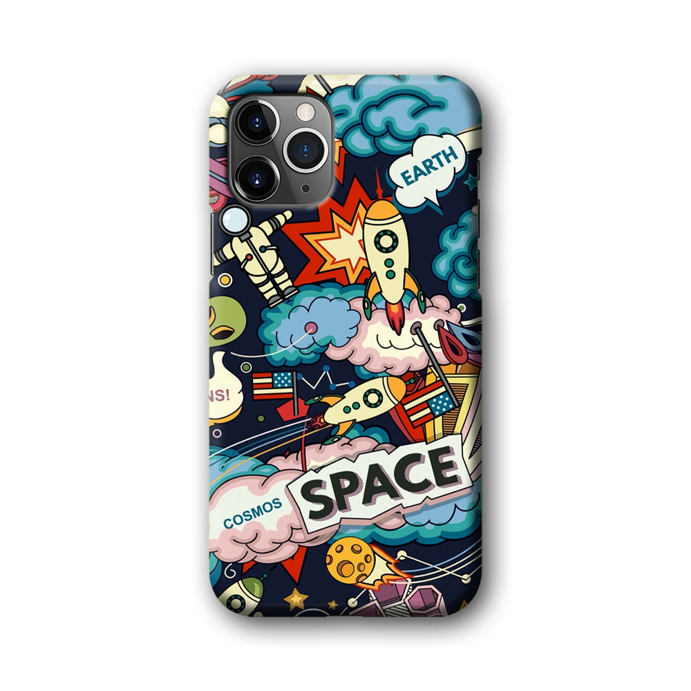 Astronaut Transformation at Space iPhone 11 Pro Max Case