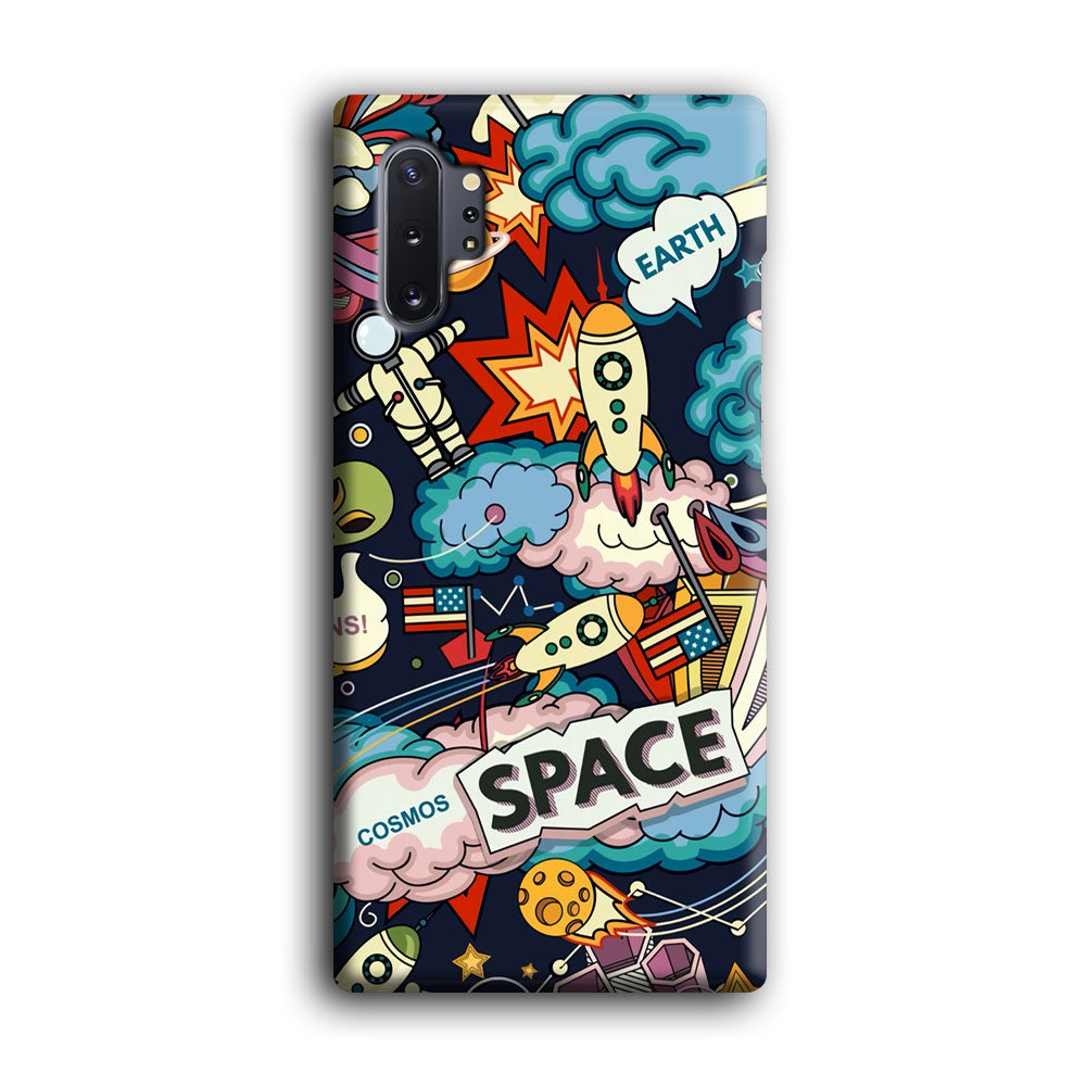 Astronaut Transformation at Space Samsung Galaxy Note 10 Plus Case