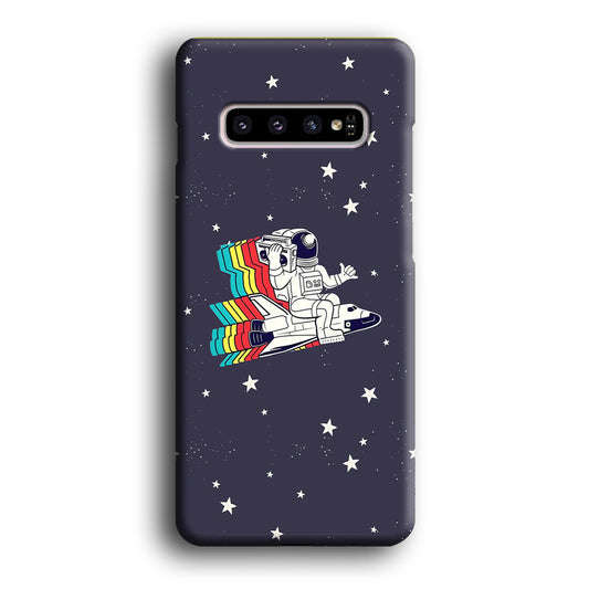 Astronaut Music inThe Sky Samsung Galaxy S10 3D Case