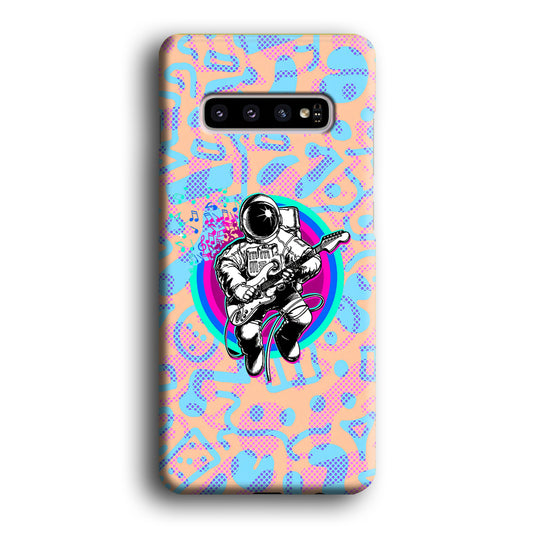 Astronaut Passion in Guitar Samsung Galaxy S10 3D Case