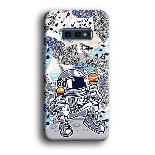 Astronauts Ice Cream Delicious Samsung Galaxy S10E 3D Case